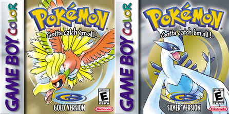 Poke mon box art Gold Version
